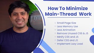 How To Minimize MainThread Work  Increase PageSpeed Insights Score  Core Web Vitals Tutorial [upl. by Sinnaiy]