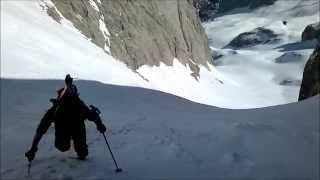 Scialpinismo Canalone Gran Vernel 3003 m GOPRO HD [upl. by Papp488]