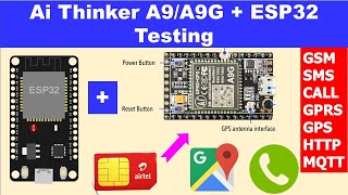 Ai Thinker A9A9G  ESP32  Getting Started with A9G Board  GSM  GPRS  GPS 🔥  Teach Me Something [upl. by Yennej]