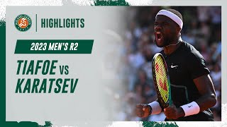 Tiafoe vs Karatsev Round 2 Highlights  RolandGarros 2023 [upl. by Filipe]