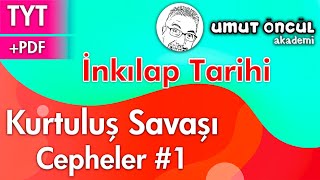 İnkılap Tarihi  TYT ve AYT  3Ünite  Kurtuluş Savaşında Cepheler 1  PDF [upl. by Daly]