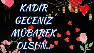 Kadir Gecesi Mesajları kandil kadirgecesimesajları dua dualar [upl. by Menon925]