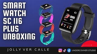 SMART WATCH SC 116PLUS UNBOXING and REVIEW smartwatch watch digitalwatch smartgadgets [upl. by Brear67]