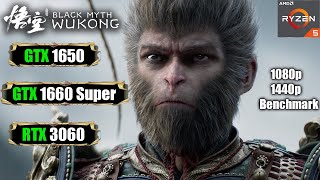 Black Myth Wukong GTX 1650  GTX 1660 Super  RTX 3060 [upl. by Nashoma]