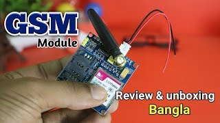 GSM SIM900A Module Review and Unboxing in Bangla [upl. by Nalla]