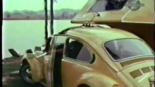 VW beetle gooseneck trailer camper El Chico 1974 road test [upl. by Nissy383]