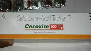 Ceroxim 500 Tablets  Composition Side Effects and Uses [upl. by Hsreh]