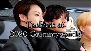 Taekook at 2020 Grammy wards [upl. by Arundell883]