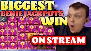 7212x STREAM RECORD CRAZY BIG WIN ON GENIE JACKPOTS MEGAWAYS  MUST SEE [upl. by Goraud]