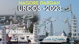 Nagore Dargah Urus Mubarak 2023  Drone View  Flags  Nagore Dargah Festival  Nagore Dargah Kalifa [upl. by Reginnej]