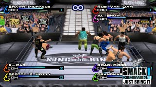 JBI  8Man Battle Royal New Wrestlers  PS2 Mod [upl. by Ahsienyt]