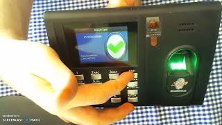 K30 ZKTeco Fingerprint reader with access control [upl. by Panthea517]