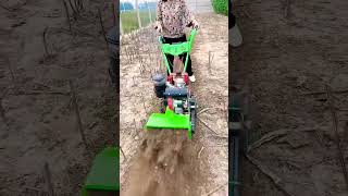 Diesel 4WD microtillage machineWeeding rotary tillage ditching and grass cutting machine💓 [upl. by Ihcur580]