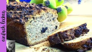 Bananen Brot  DIY schnell selber backen [upl. by Ejrog]