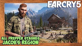 Far Cry 5 All Prepper Stash Locations Jacobs Region [upl. by Balling890]