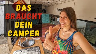 10 Sachen die DEIN CAMPER braucht  Camper Ausbau Ideen [upl. by Neellek]