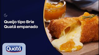 Queijo tipo Brie Quatá empanado [upl. by Dnaltiac753]