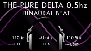 The Pure Delta 05hz  1 hr Pure Binaural Beat Session at 05Hz Intervals [upl. by Guinna]