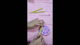 how to make fondant flower easy steps  tutorial  cakes easy fondant figures follow us for more [upl. by Kiyoshi]