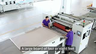 PUR Laminating Production Line Introduction [upl. by Omland]