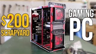 The 200 Scrapyard i7 DualGPU Gaming PC built from Scratch [upl. by Ytsirc]