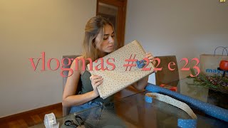 vlogmas 22 e 23 shopping [upl. by Ecydnac]