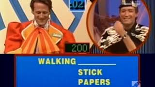 Halloween Week in Game Shows Match Game 90 October 31 1990 Vicki vs David [upl. by Attenrev]