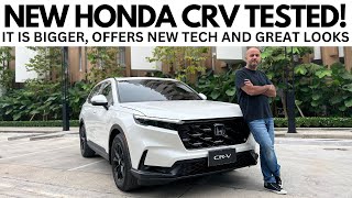 New Honda CRV Tested It Is Bigger Smarter And Better Looking Than Ever [upl. by Sivia814]