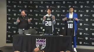 Full press conference New Sacramento Kings Colby Jones Jalen Slawson get introduced [upl. by Sophia]