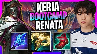 LEARN HOW TO PLAY RENATA SUPPORT LIKE A PRO  T1 Keria Plays Renata Support vs Nautilus Bootcamp [upl. by Enilasor]