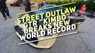 Street Outlaws quotKimboquot GTR goes 6’s NEW WORLD RECORD 🏆 [upl. by Trillby]