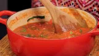 How to Make Tomato Sauce From Fresh Tomatoes  Italian Cuisine [upl. by Yur424]