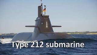 German Type 212 submarine Attack submarine [upl. by Deyes]