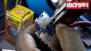 iPhone 3g sim card reader slot repair Hindi [upl. by Gnoh]