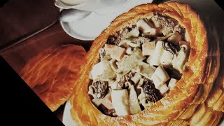 Recette  volauvent à la volaille et aux girolles [upl. by Durward]