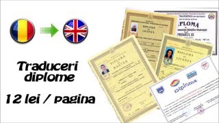 Traduceri englezaromana romanaengleza Bucuresti [upl. by Yewed]