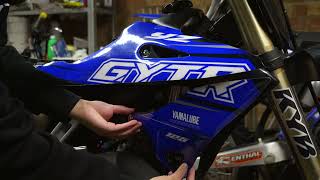 2022 YZ125 GYTR Graphics Install [upl. by Na]