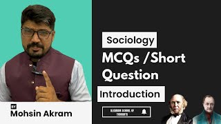 Sociology Introduction Short QuestionsMCQs Series [upl. by Evan]