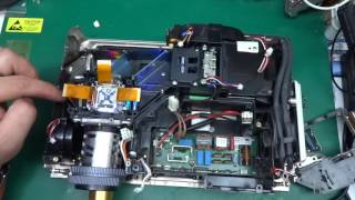 Sanyo PLCSE20A Multiverse projector teardown one way  lots of optics [upl. by Aroved882]