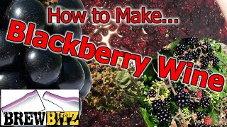 How to Make Blackberry Wine by Brewbitz Homebrew Shop [upl. by Asirret]