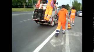 Application Type II thermoplastic │ Road marking long life time [upl. by Tut]