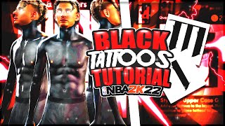 NBA 2K23 BLACK ARMS AND BLACK HANDS TATTOO TUTORIAL BEST TATTOO TUTORIAL [upl. by Venice]