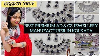 Biggest AD amp CZ Jewellery Manufacturer  AD Jewellery Shop  jewellery Shop In Kolkata [upl. by Eahsed332]