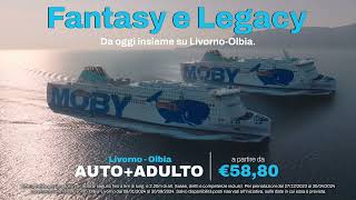 Promozione Moby Fantasy e Moby Legacy Livorno  Olbia  Livorno [upl. by Aicilyt265]