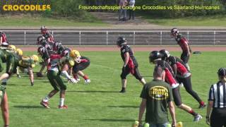 Cologne Crocodiles vs Saarland Hurricanes Vorbereitungsspiel [upl. by Sirhc]