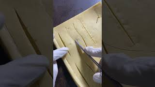 Simple interrupted sutures part 2 … تعليم اساسيات الخياطه من الصفر [upl. by Corliss9]