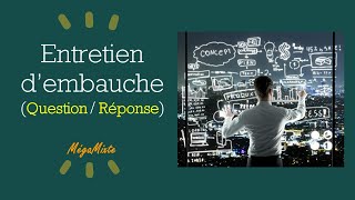 Entretien dembauche Question avec Réponse  Présentezvous [upl. by Thomasine]