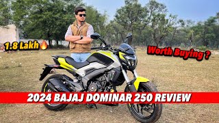 Bajaj Dominar 250 2024 Review  Most powerful 250cc bike in budget [upl. by Chere]