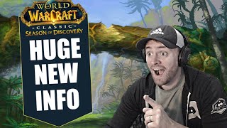 HUGE INFO for PHASE 2 Season of Discovery Classic WoW [upl. by Ursulina]