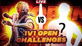 Open Challenge 1v1 For Everyone 🚀 \ Come and Do with me 1v1 \ Freefire Seniorff FFF [upl. by Eikcuhc]